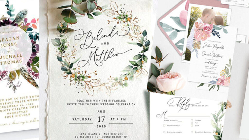 Diseña tus propias invitaciones para boda